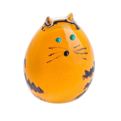Caithness Glass Ginger Cat and Kitten