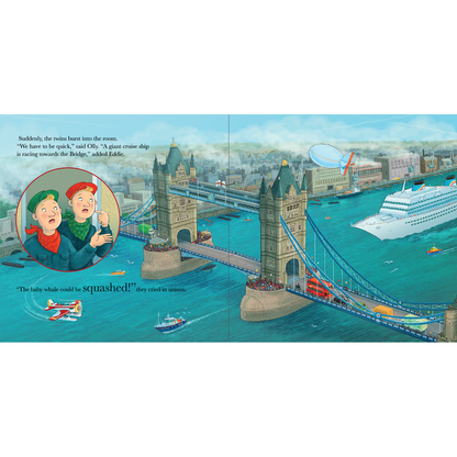 The Tower Bridge Cat and The Baby Whale Book