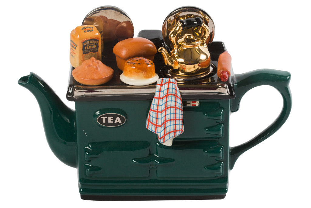 Ceramic Inspirations Baking Day Aga Green Large Teapot