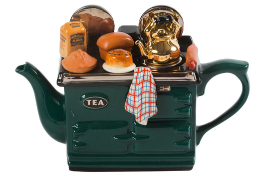 Ceramic Inspirations Baking Day Aga Green Large Teapot