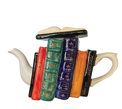 Ceramic Inspirations Jane Austen Book Teapot