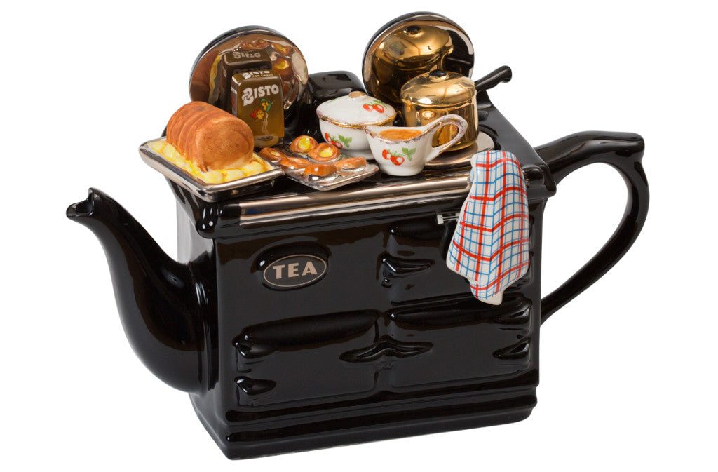 Ceramic Inspirations Sunday Lunch Aga Black Large Teapot
