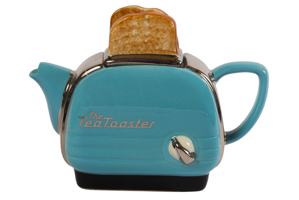 Ceramic Inspirations Toaster Blue Teapot