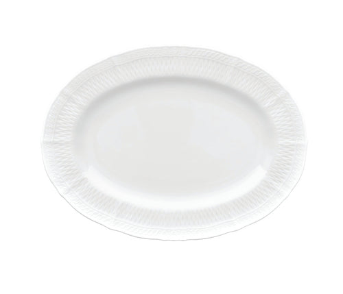 Cher Blanc Oval Plate 27cm