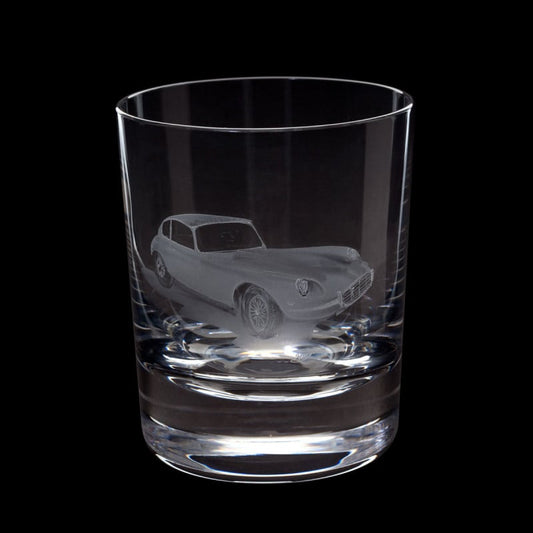 Dartington Crystal Hand Engraved Jaguar E-Type Tumbler