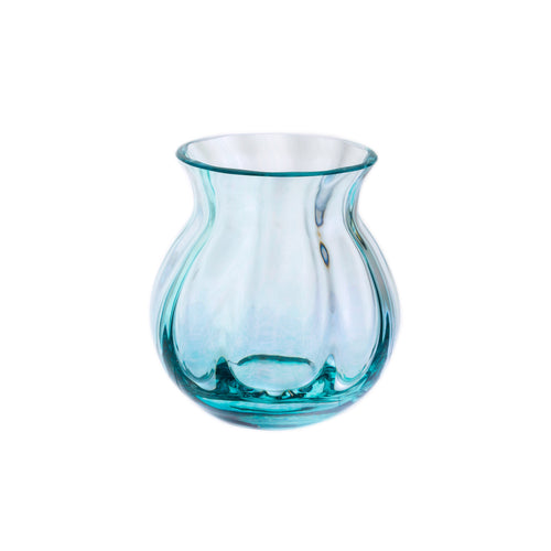 Dartington Teal Round Vase