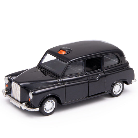 Die Cast Pull-Back London Black Taxi Model Toy