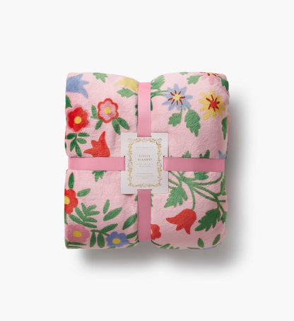 Fleece Blanket - Rosette