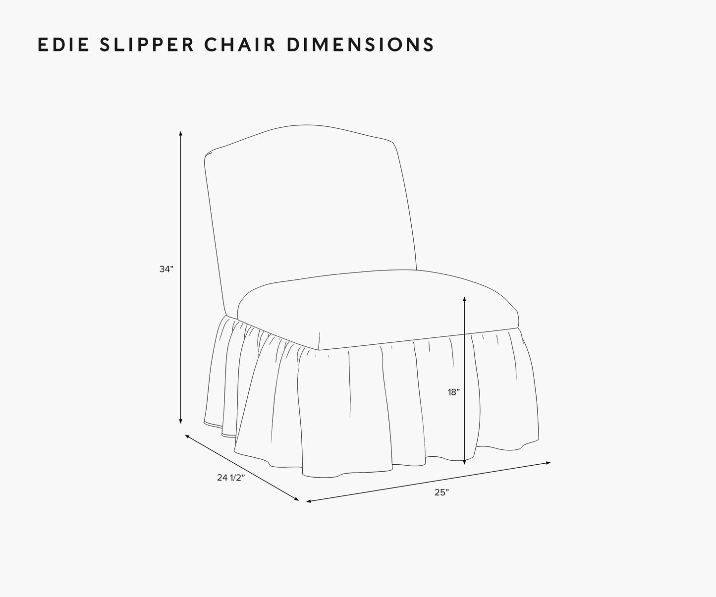 Edie Slipper Chair - Gracie