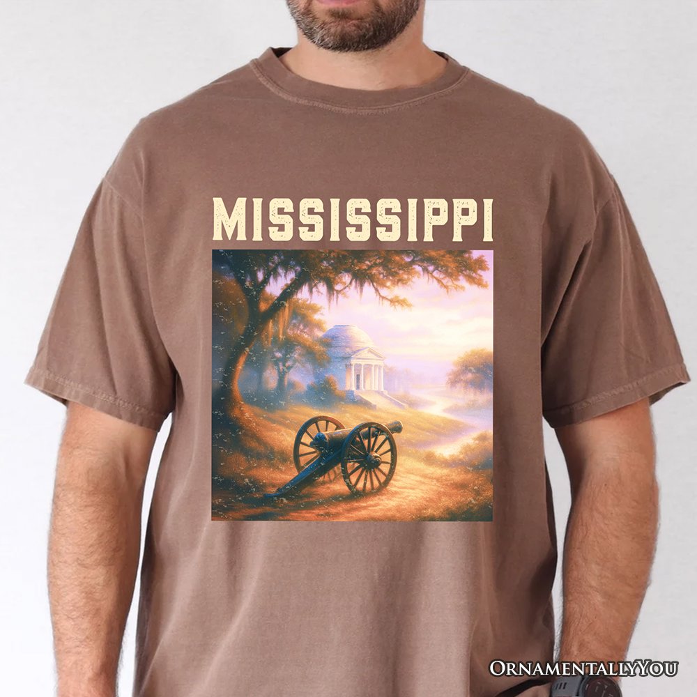 Artistic Mississippi State Vicksburg National Military Park T-Shirt, Southern Heritage Tee and Travel Souvenir