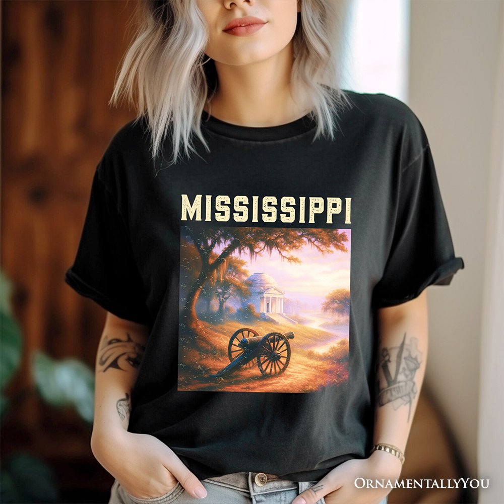 Artistic Mississippi State Vicksburg National Military Park T-Shirt, Southern Heritage Tee and Travel Souvenir