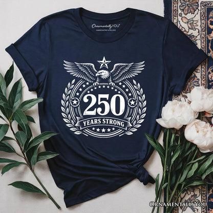 250th Anniversary Strong Eagle T-Shirt, 4th of July USA Patriotic 1776–2026 Tee
