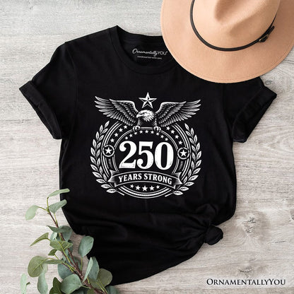 250th Anniversary Strong Eagle T-Shirt, 4th of July USA Patriotic 1776–2026 Tee