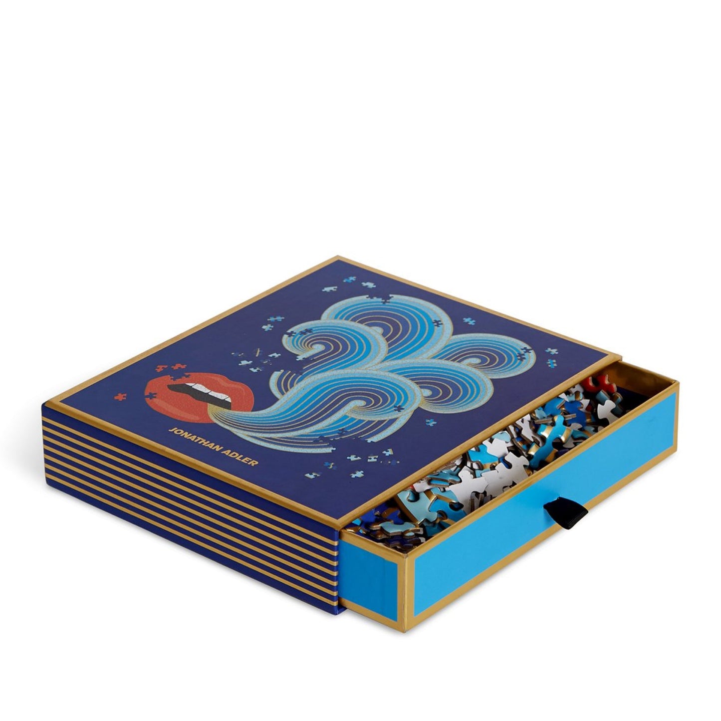 Jonathan Adler Lips Shaped Jigsaw Puzzle