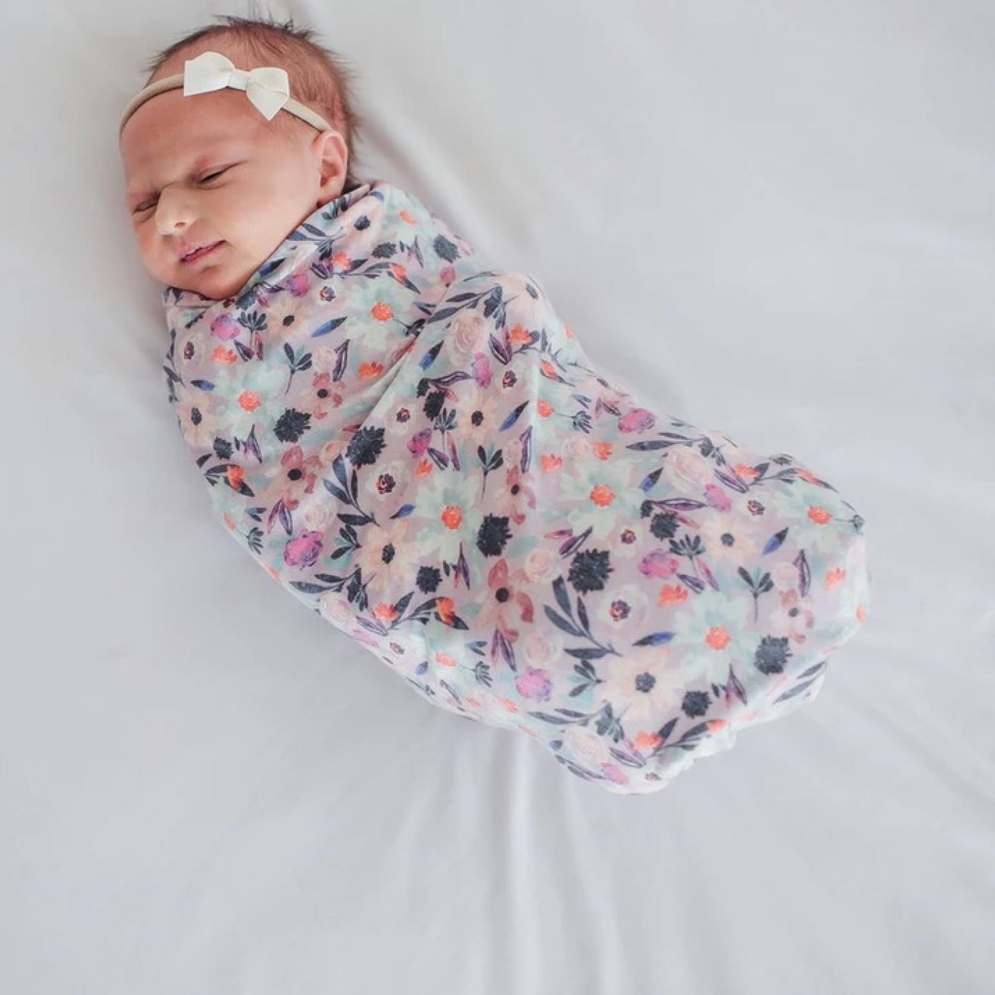 Morgan Floral Swaddle Blanket