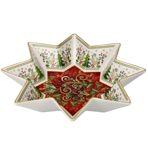 Goebel Palais Royal Large Stellar Christmas Bowl
