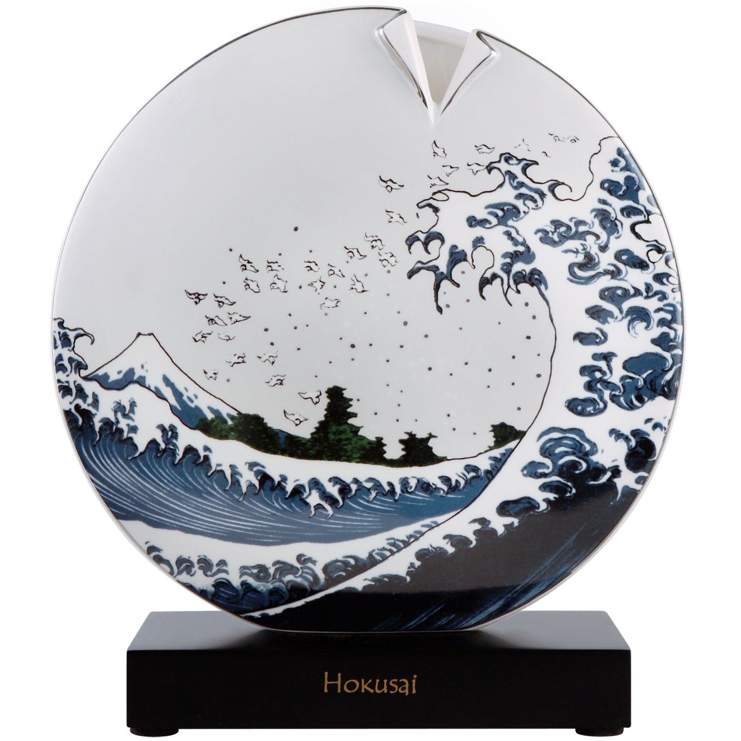Goebel The Great Wave II Vase 22.5cm