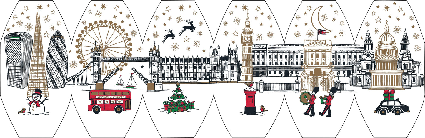 Goviers London Skyline Christmas Bauble