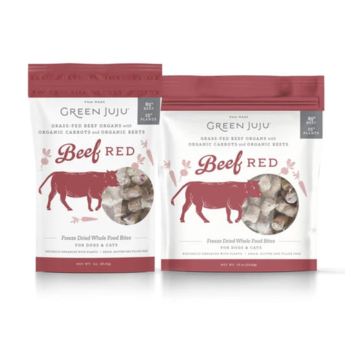 Green Juju Kitchen Freeze-Dried Beef Red Bites
