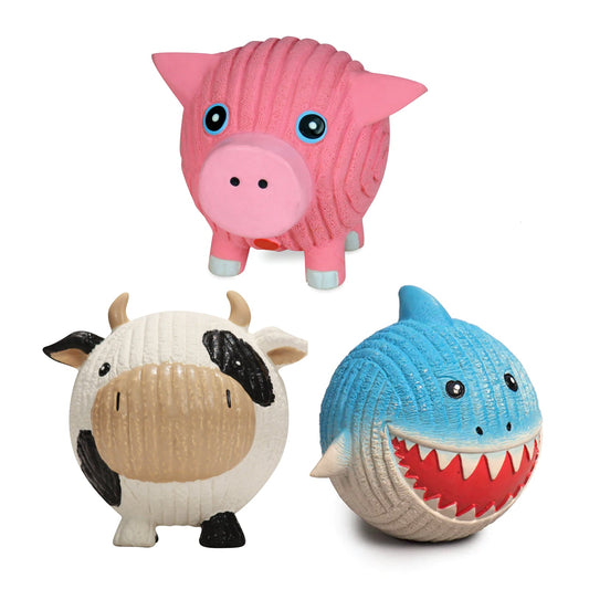 HuggleHounds Ruff-Tex Ball Toys