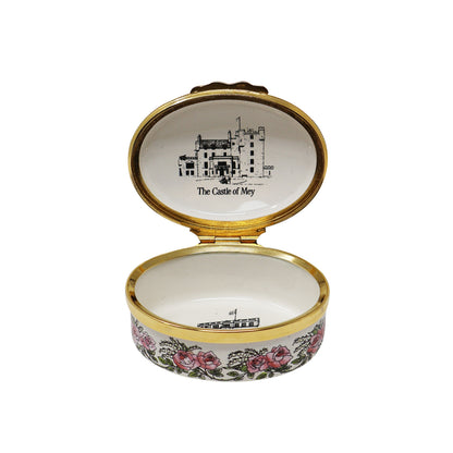 Halcyon Days 85th Birthday HM Queen Elizabeth The Queen Mother Enamel Box