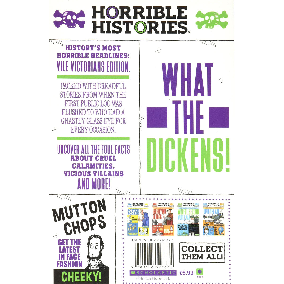 Horrible Histories Vile Victorians Book (Newspaper Edition)