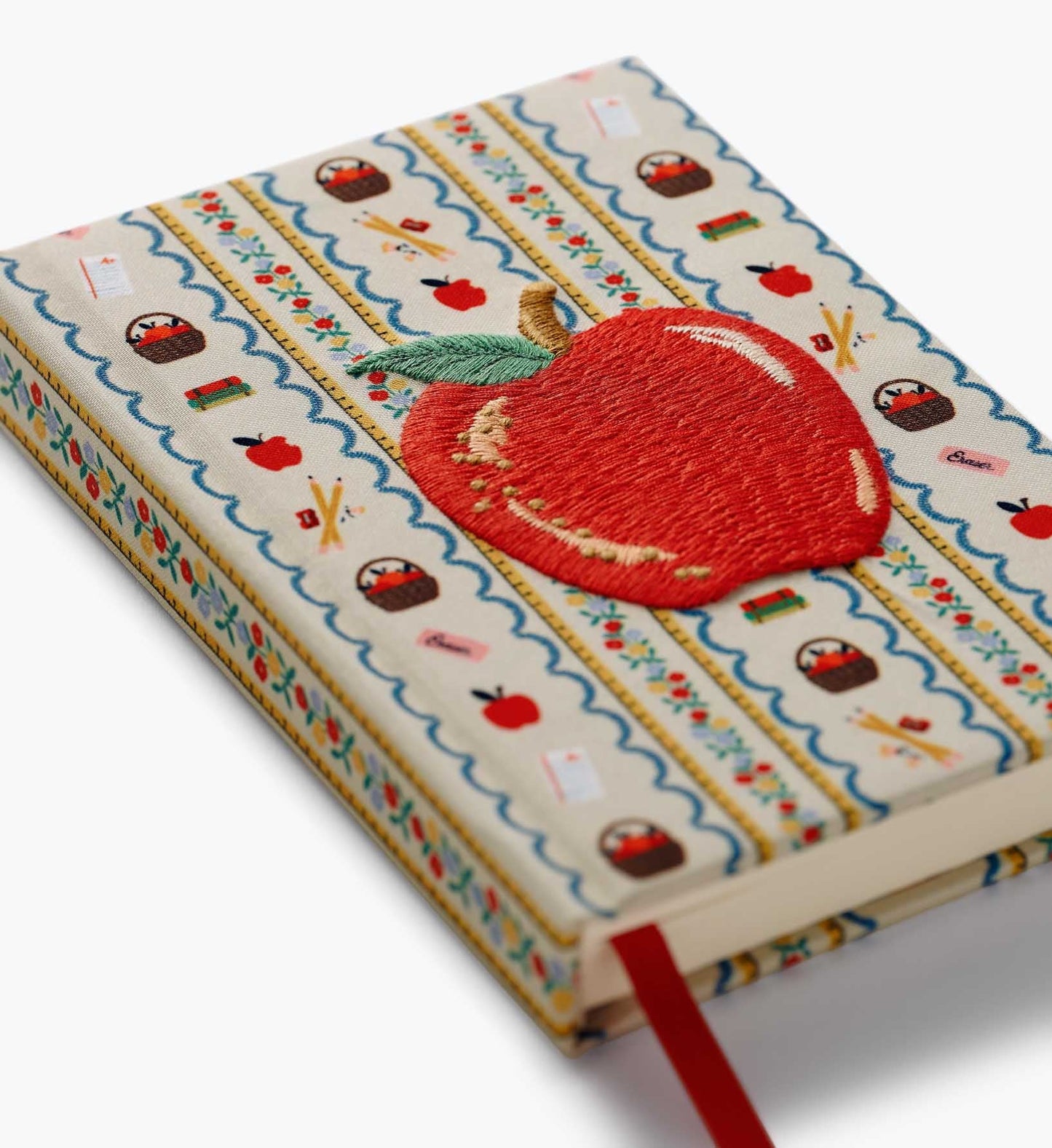 Mini Embroidered Journal - Schoolhouse