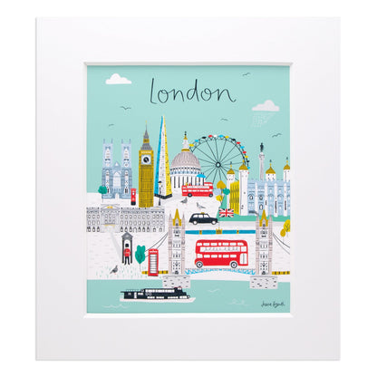 Jessica Hogarth London Skyline Large Print 14" x 12"