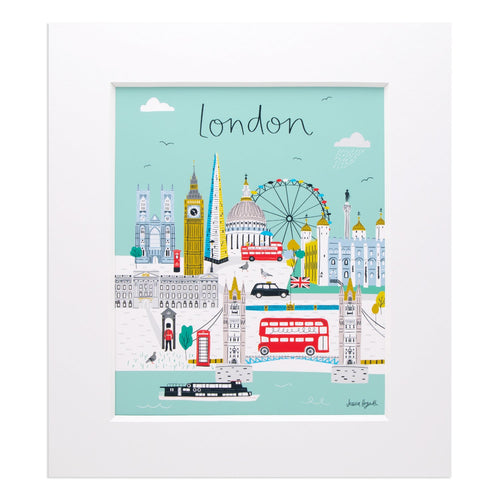 Jessica Hogarth London Skyline Large Print 14" x 12"