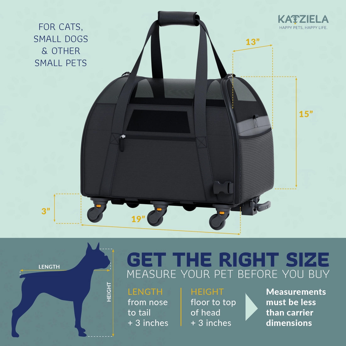 Katziela Cozy Commuter Carrier