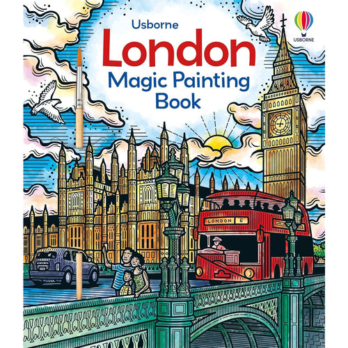 Usborne London Magic Painting Book - Includes Brush