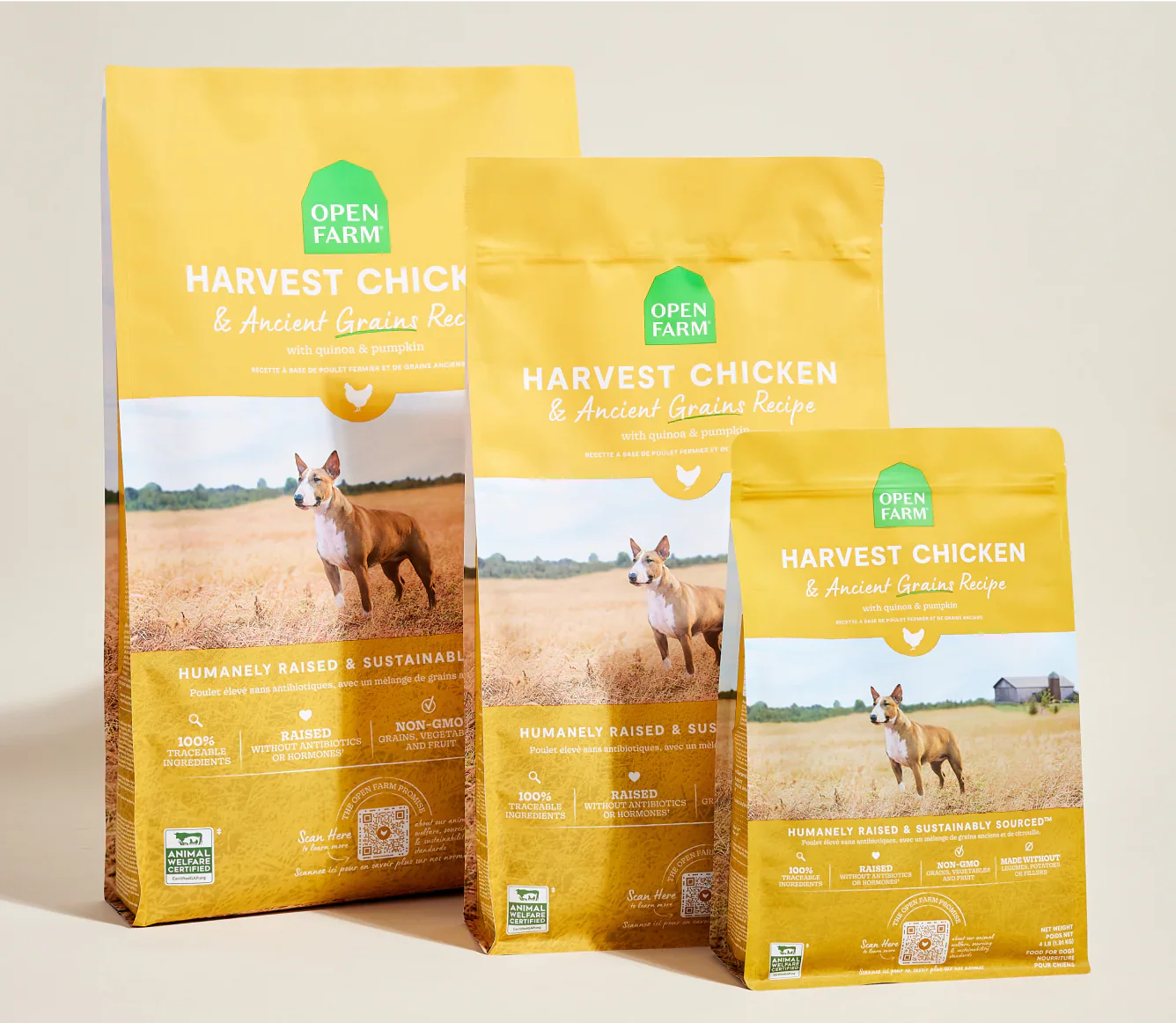 Open Farm Harvest Chicken & Ancient Grains Dog Kibble
