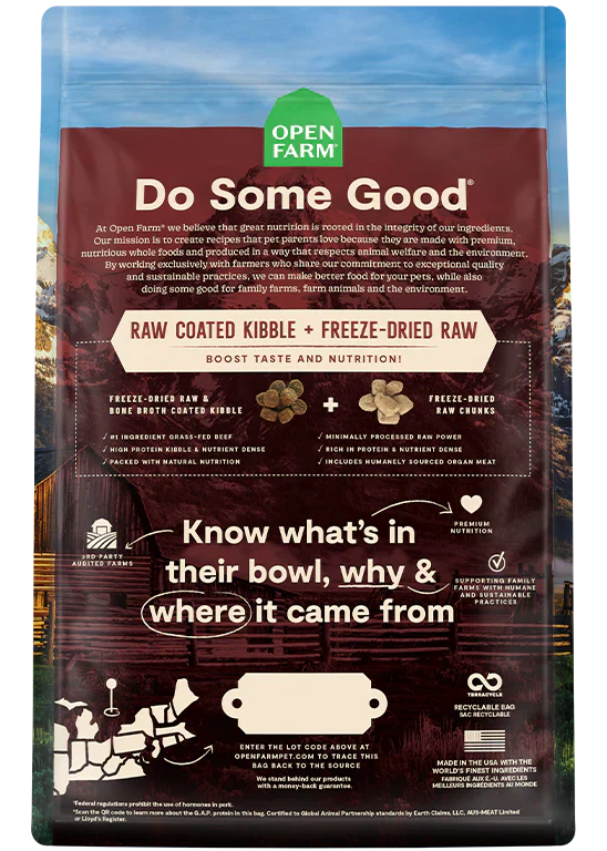 Open Farm Front Range Grain-Free RawMix for Dogs