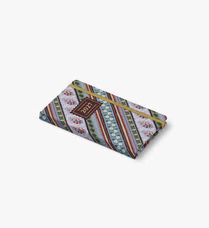 2027 12-Month Hardcover Pocket Planner - Paisley