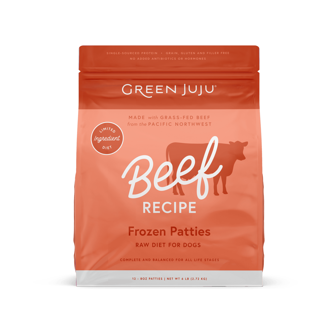 Green Juju Frozen Raw Diet Patties & Sliders