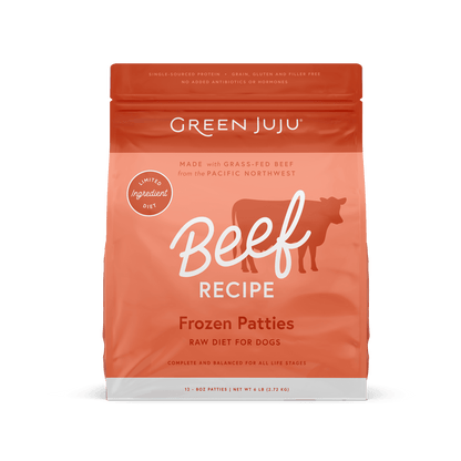 Green Juju Frozen Raw Diet Patties & Sliders