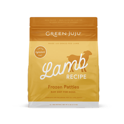 Green Juju Frozen Raw Diet Patties & Sliders