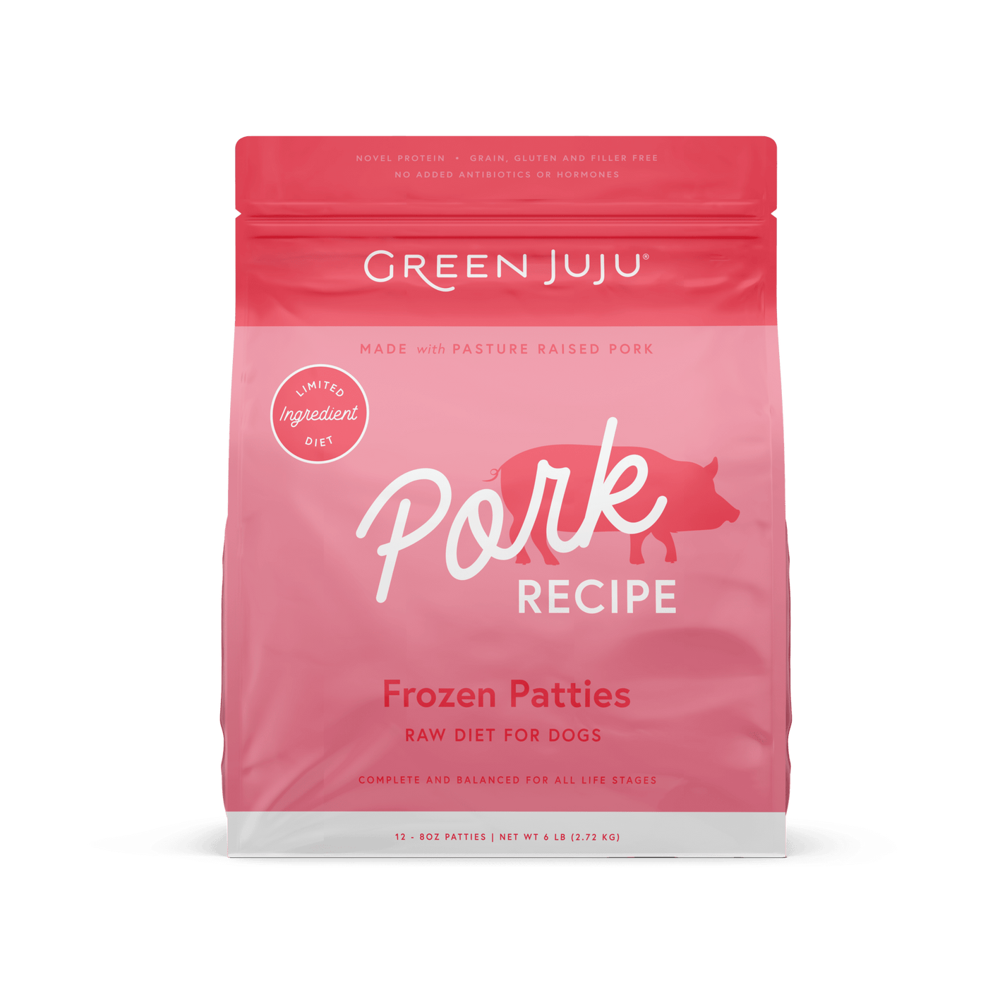 Green Juju Frozen Raw Diet Patties & Sliders