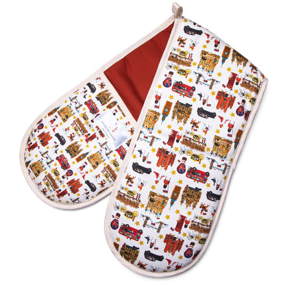 Peckish Goose London Double Oven Mitts