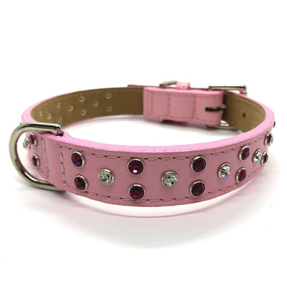 Dog Bar Crystal Cluster Collars