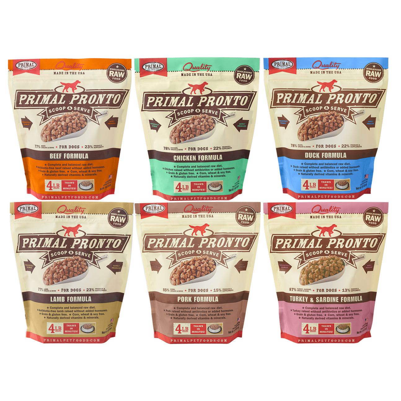 Primal Pronto Raw Food for Dogs