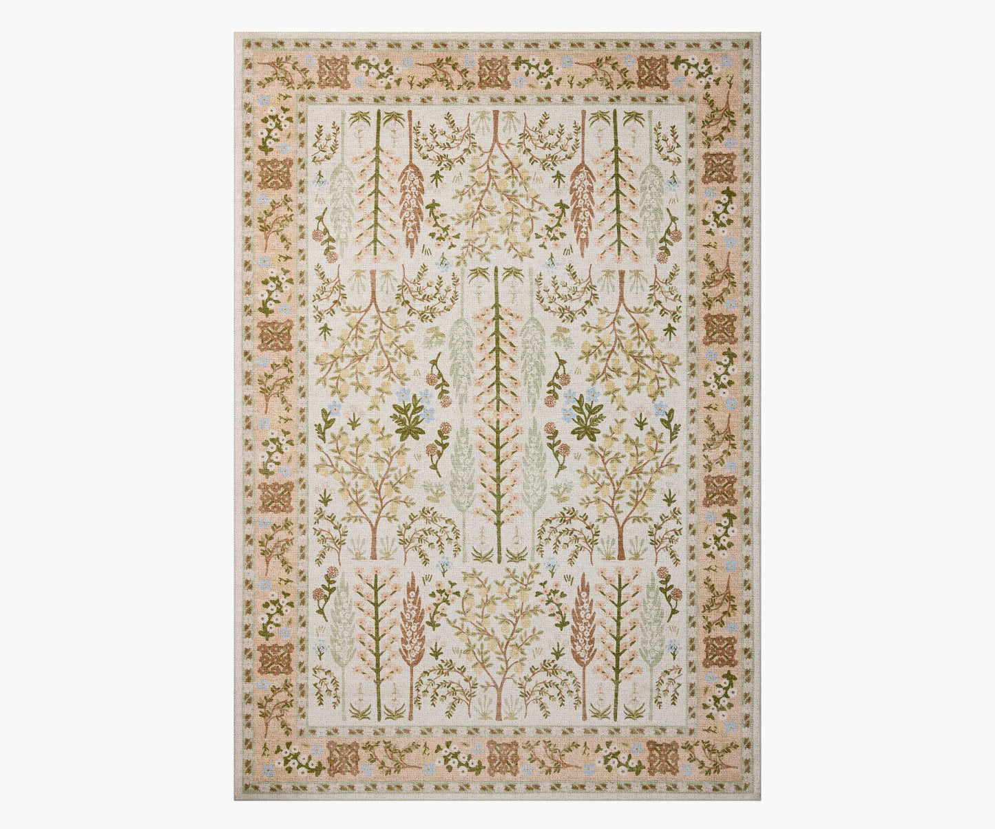 Canopy Bough Printed Rug - Cream