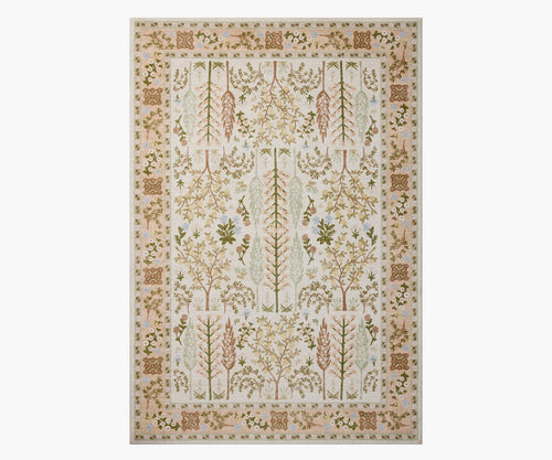Canopy Bough Printed Rug - Cream