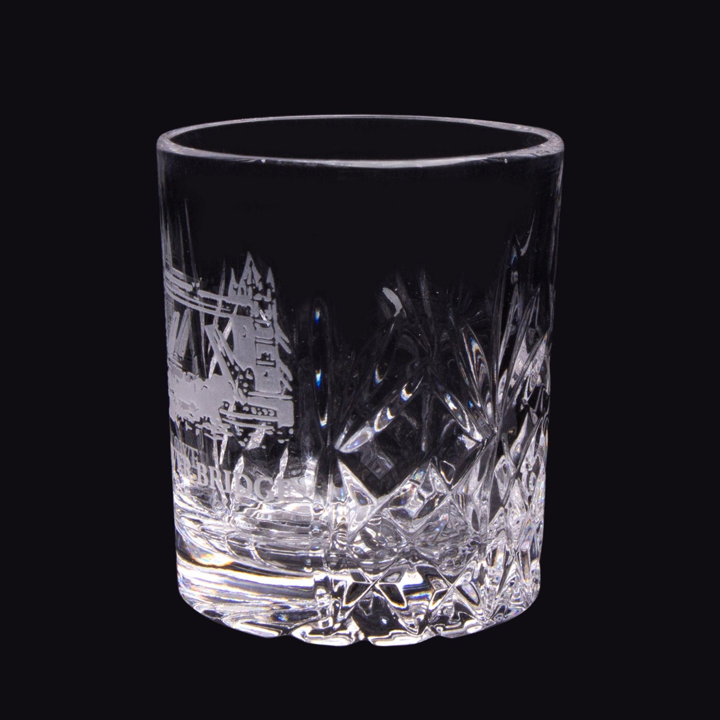 Royal Scott Crystal 2oz Shot Glass Tower Bridge