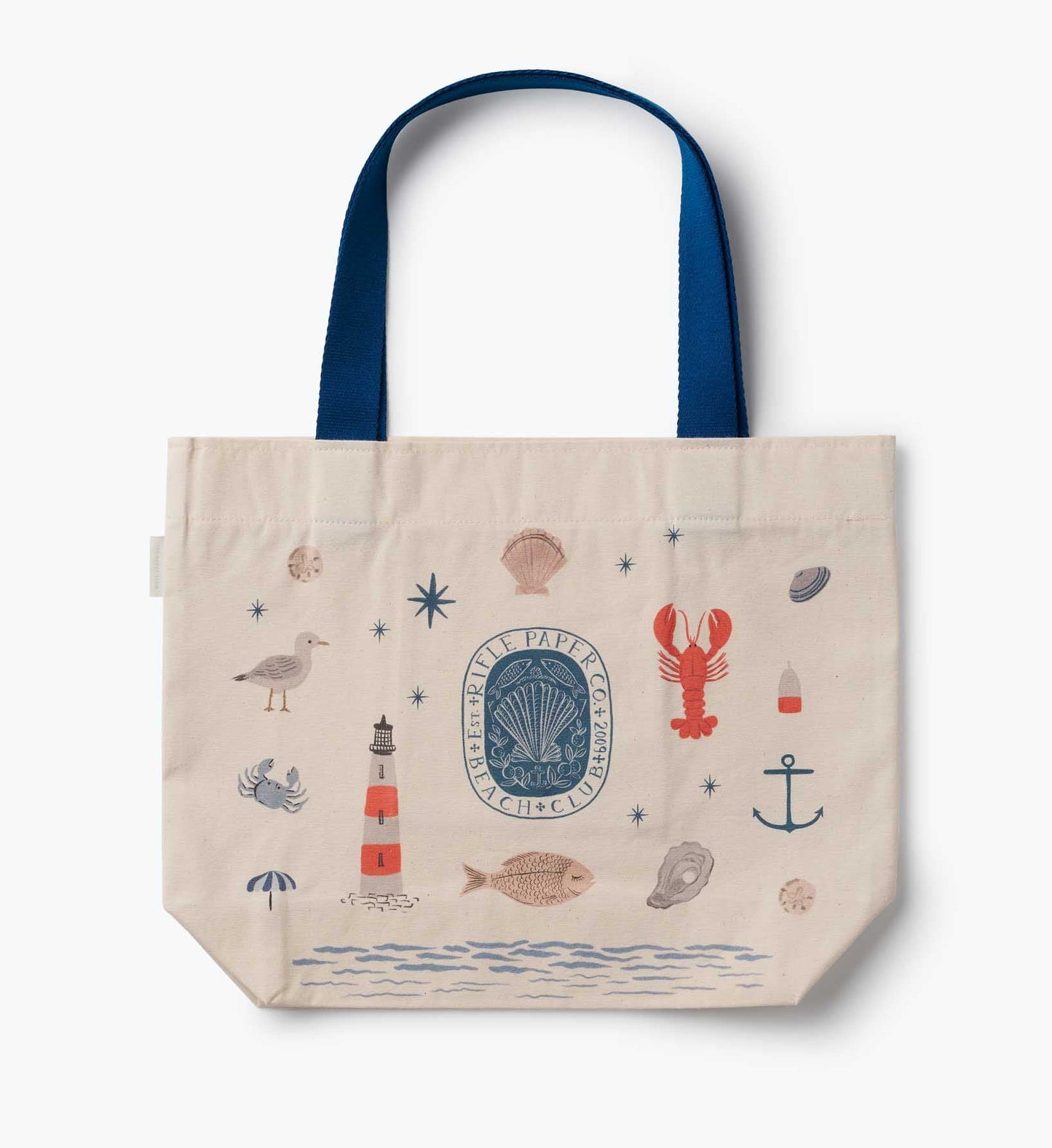 East West Canvas Tote Bag - Seaside