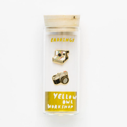 Camera Earrings
