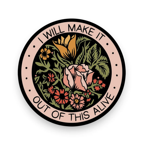 Alive Vinyl Sticker