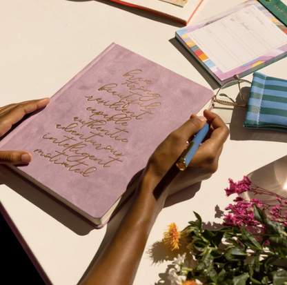 Jumbo Book Cloth Journal - Affirmations