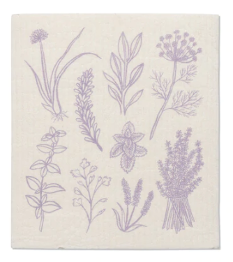 Swedish Dish Cloth Set - Garden