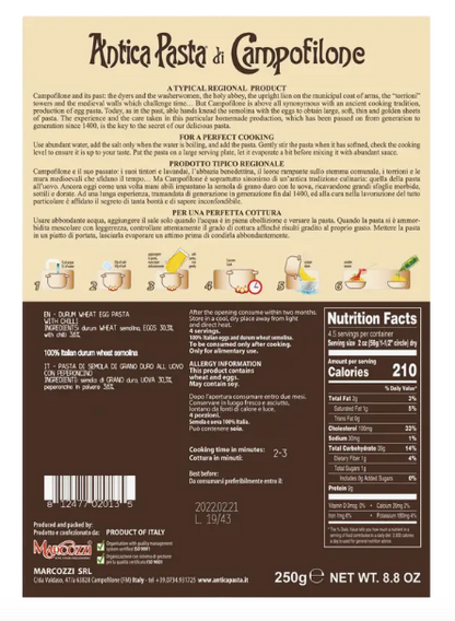 Peperoncino Fettuccine by Antica Pasta